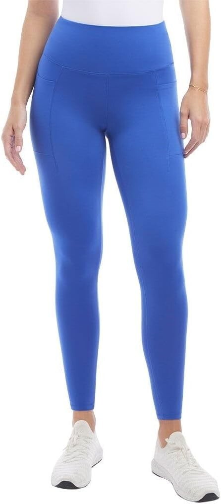 Danskin Women's Lightweight Active 7/8 Legging, Dazzling Blue, Size S
