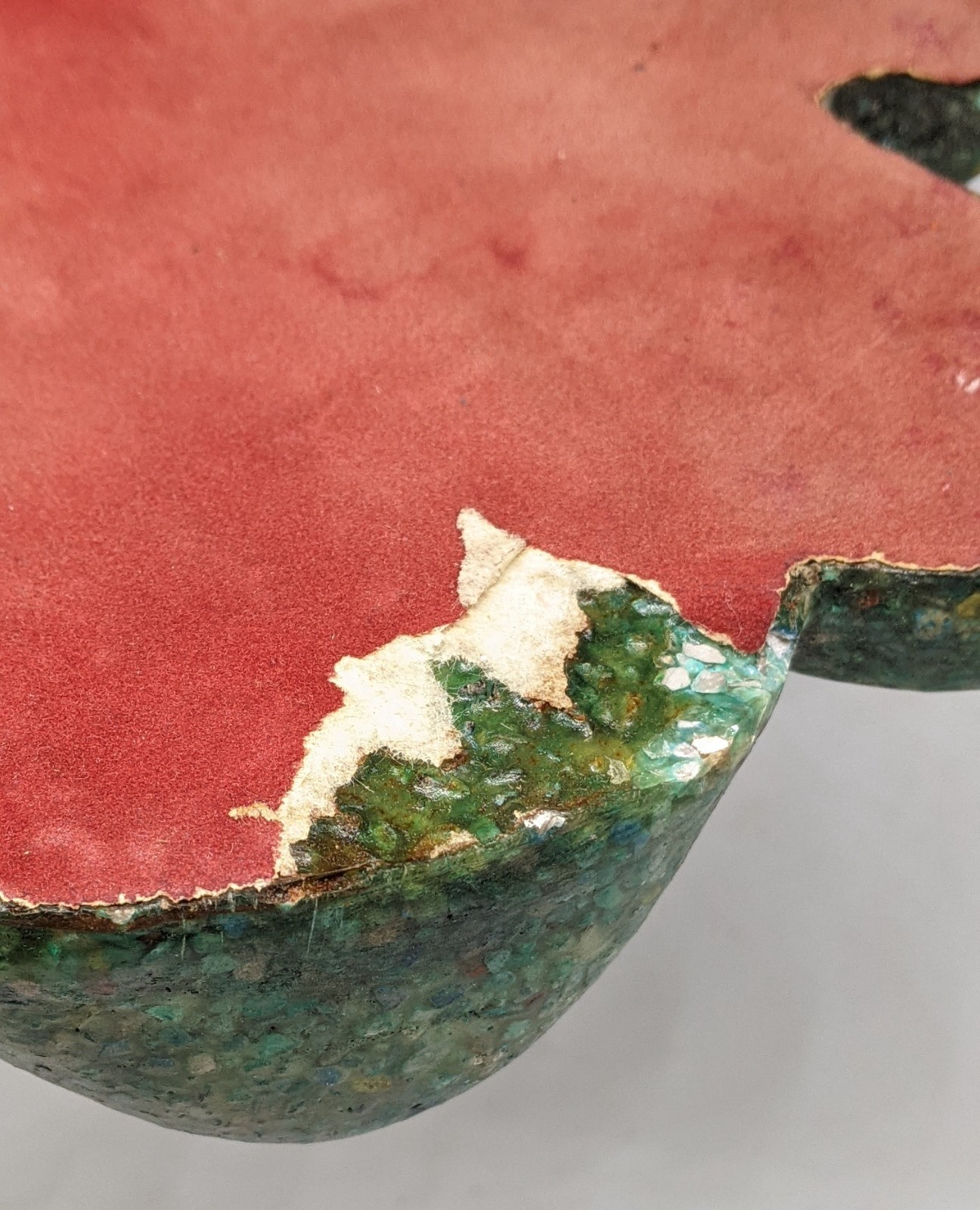 Mexican Aztec Malachite Resin Mask Repro