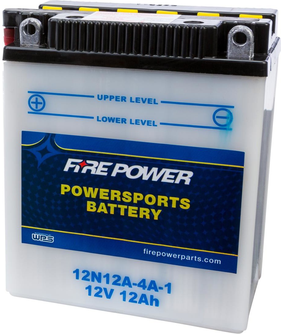 WPS Fire Power 12N12A-4A-1 Battery #12N12A-4A-1 for Honda/Yamaha/Kawasaki