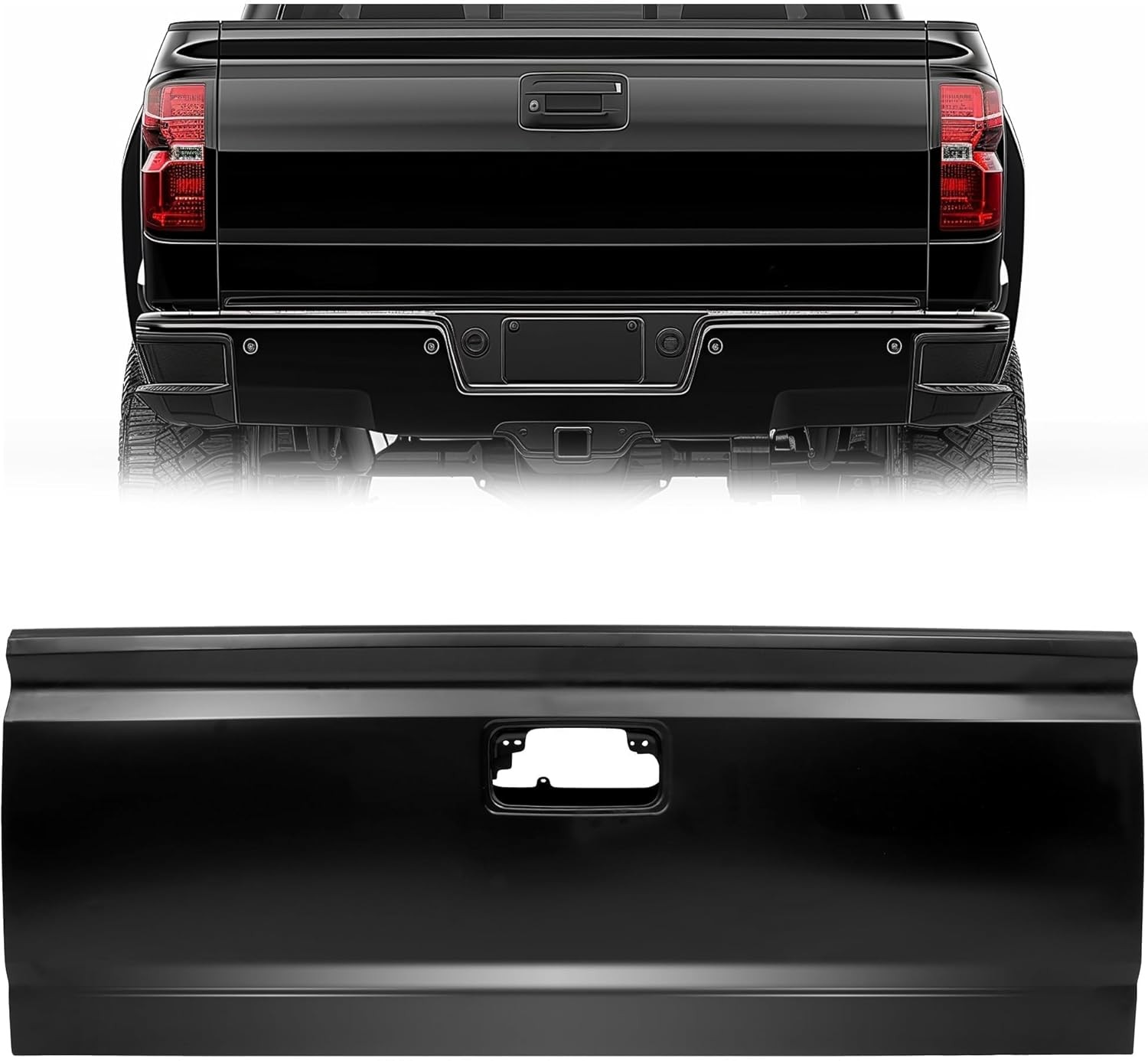 Rear Tailgate Compatible with 2014-2018 Chevy Chevrolet Silverado & GMC Sierra