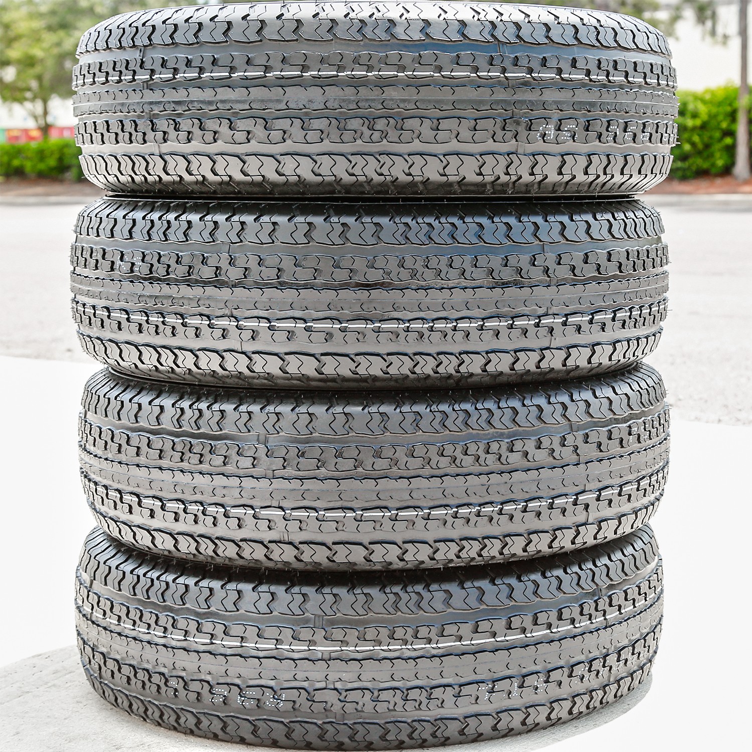 2 Tires Blackarrow STR01 Semi-Steel ST 205/75R15 Load E 10 Ply Trailer