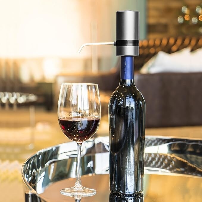 Waerator W2 Instant 1-Button Electric Wine Aerator Pourer Spout Automatic Wine D