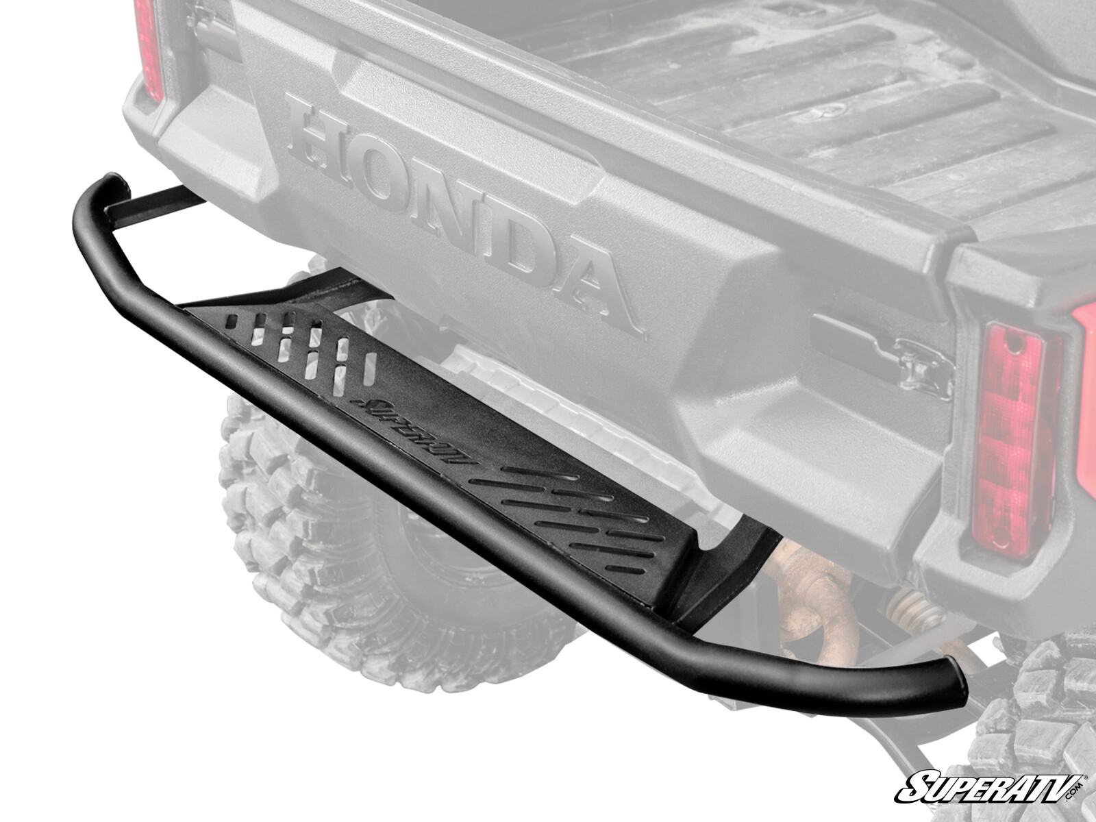 SuperATV Heavy Duty Rear Bumper for Honda Pioneer 1000 (2016+)
