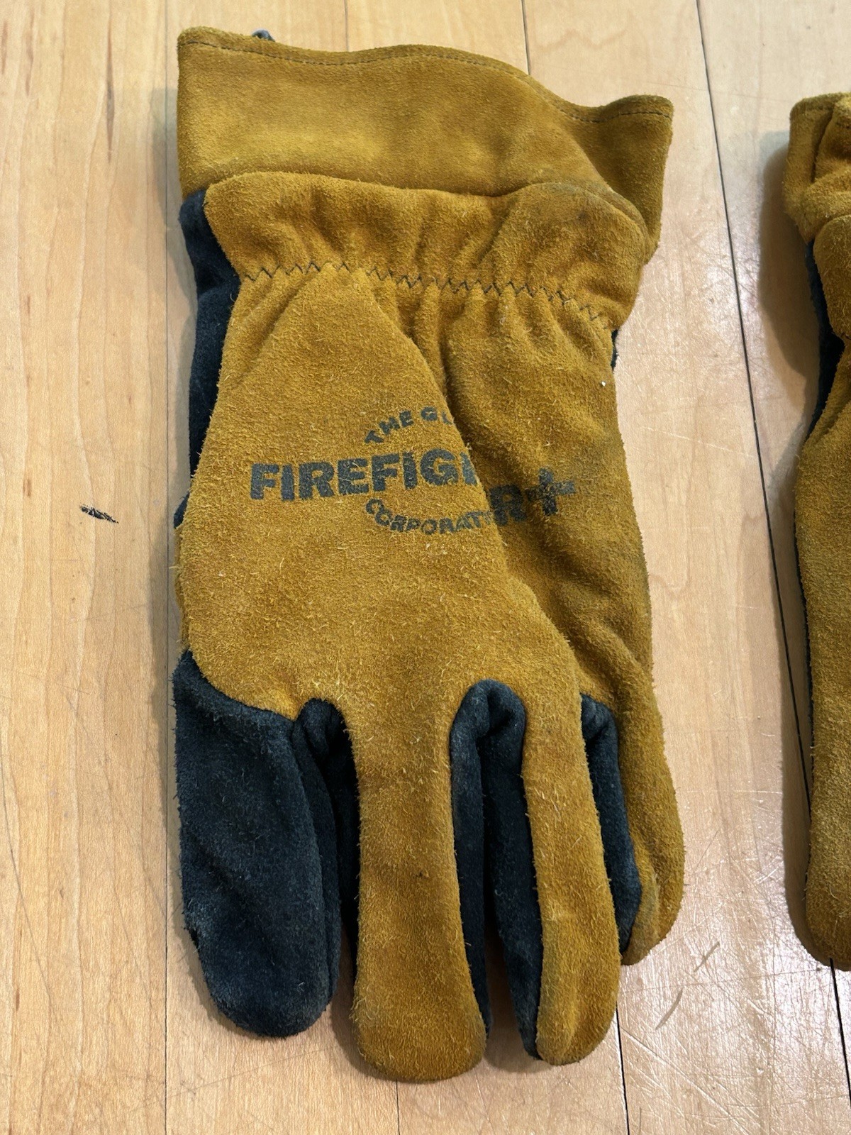 FireFighter + Brand The Glove Corp. Manufactured Firefighter Gloves Size XL-NICE