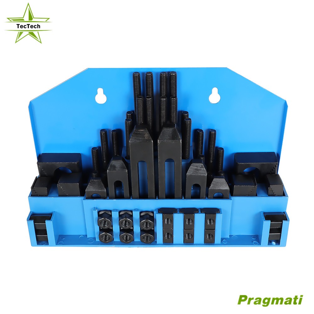 58 Pack 1/2 T-Slot Clamping Kit Mill Machinist Set With 3/8Inch -16 Studs