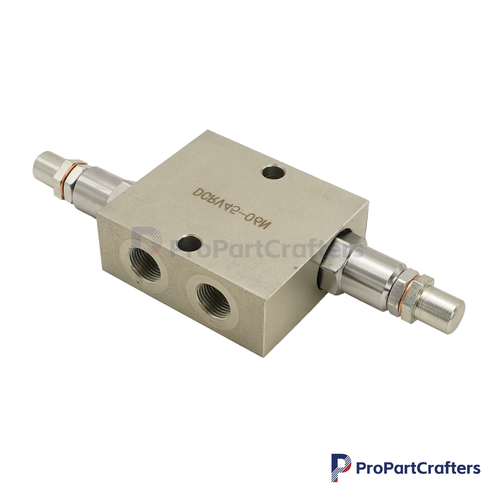 NEW Dual Crossover Hydraulic Relief Cushion Valve 12 GPM Max Flow 3/8” NPT Ports