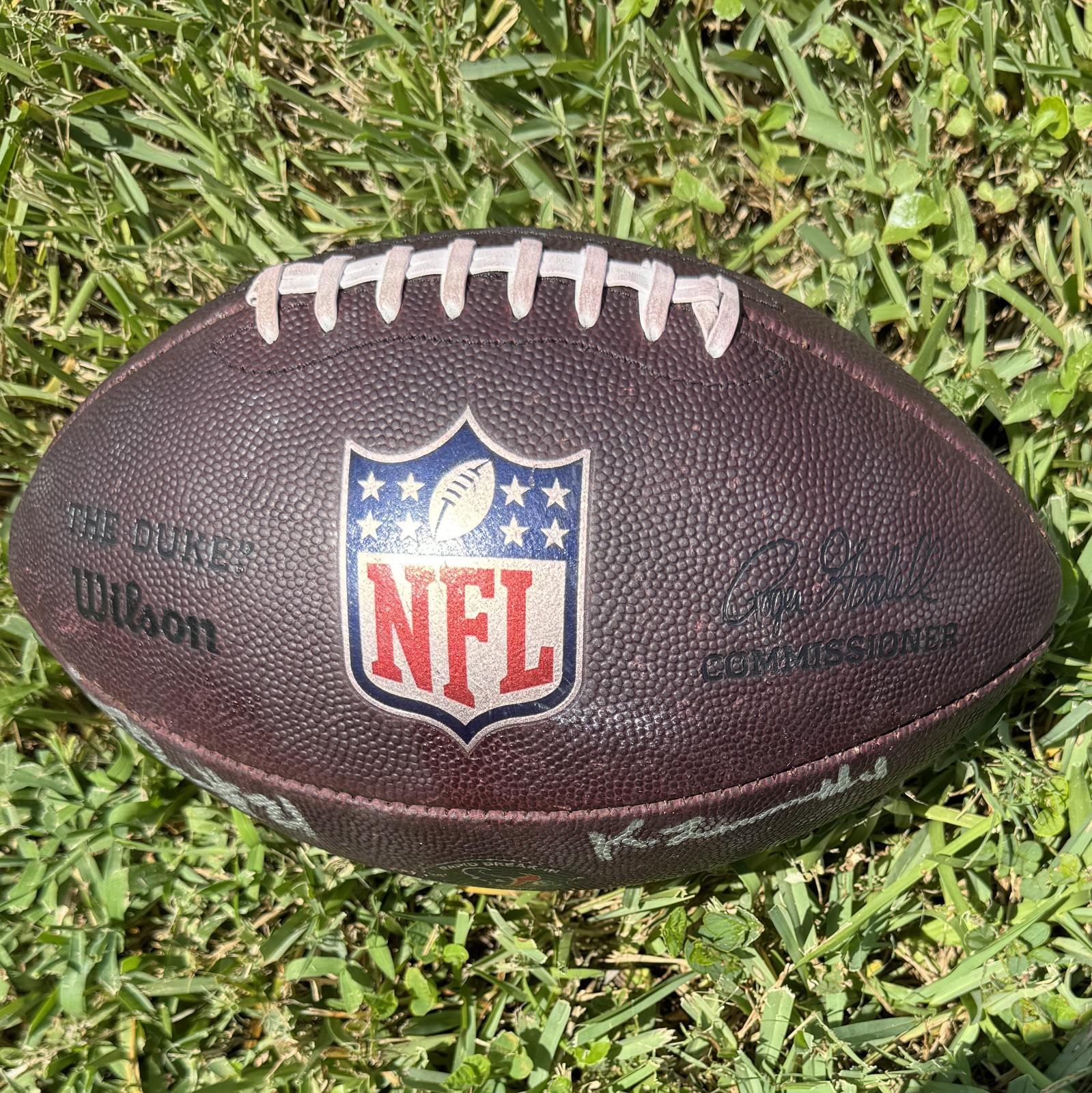 🏈Nico Collins, Calen Bullock, Kamari Lassiter Signed Texans Practice USED Ball