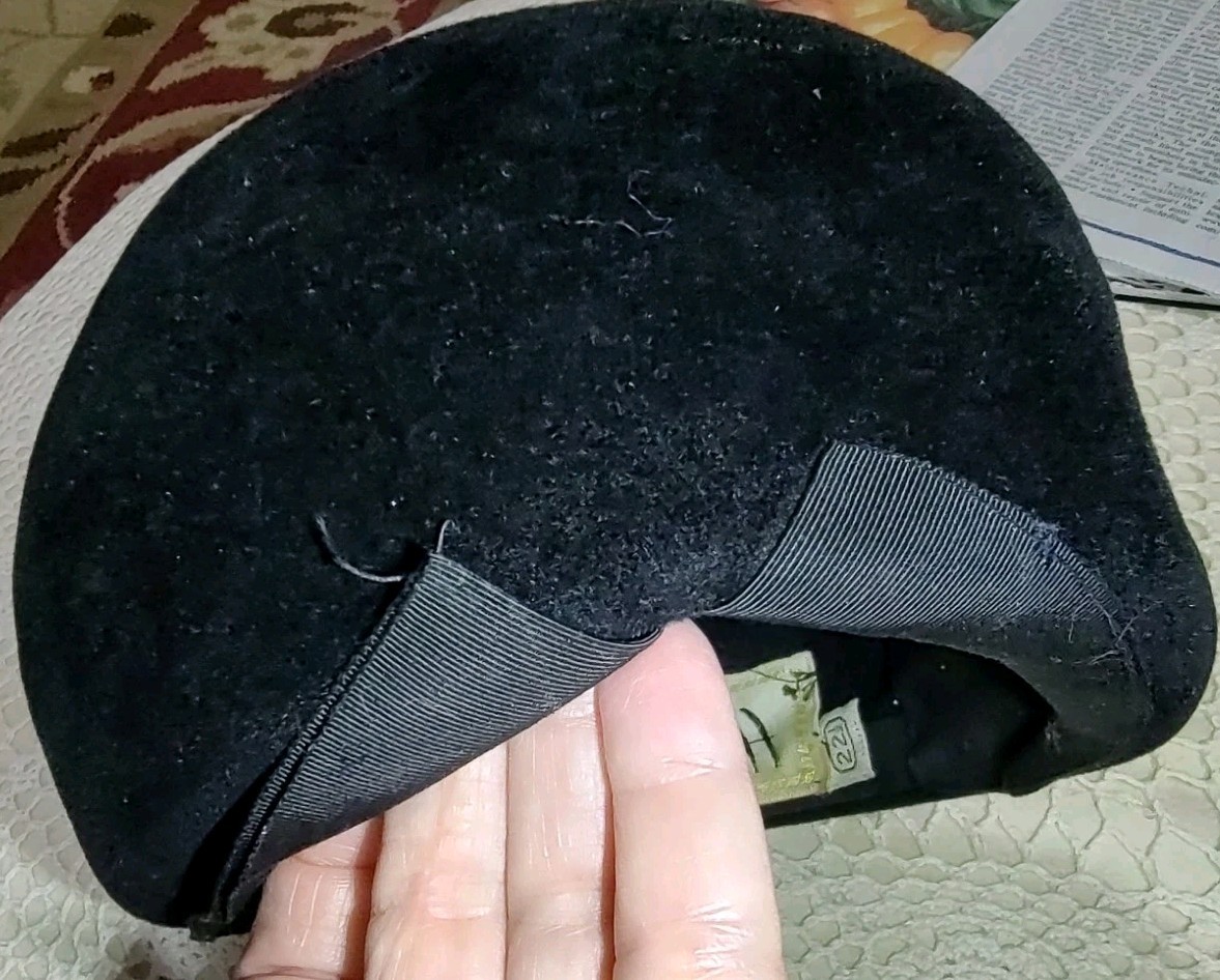 Herbert Bernard Original NY Felt Hat Labeled Firenze body Italy Sz 22