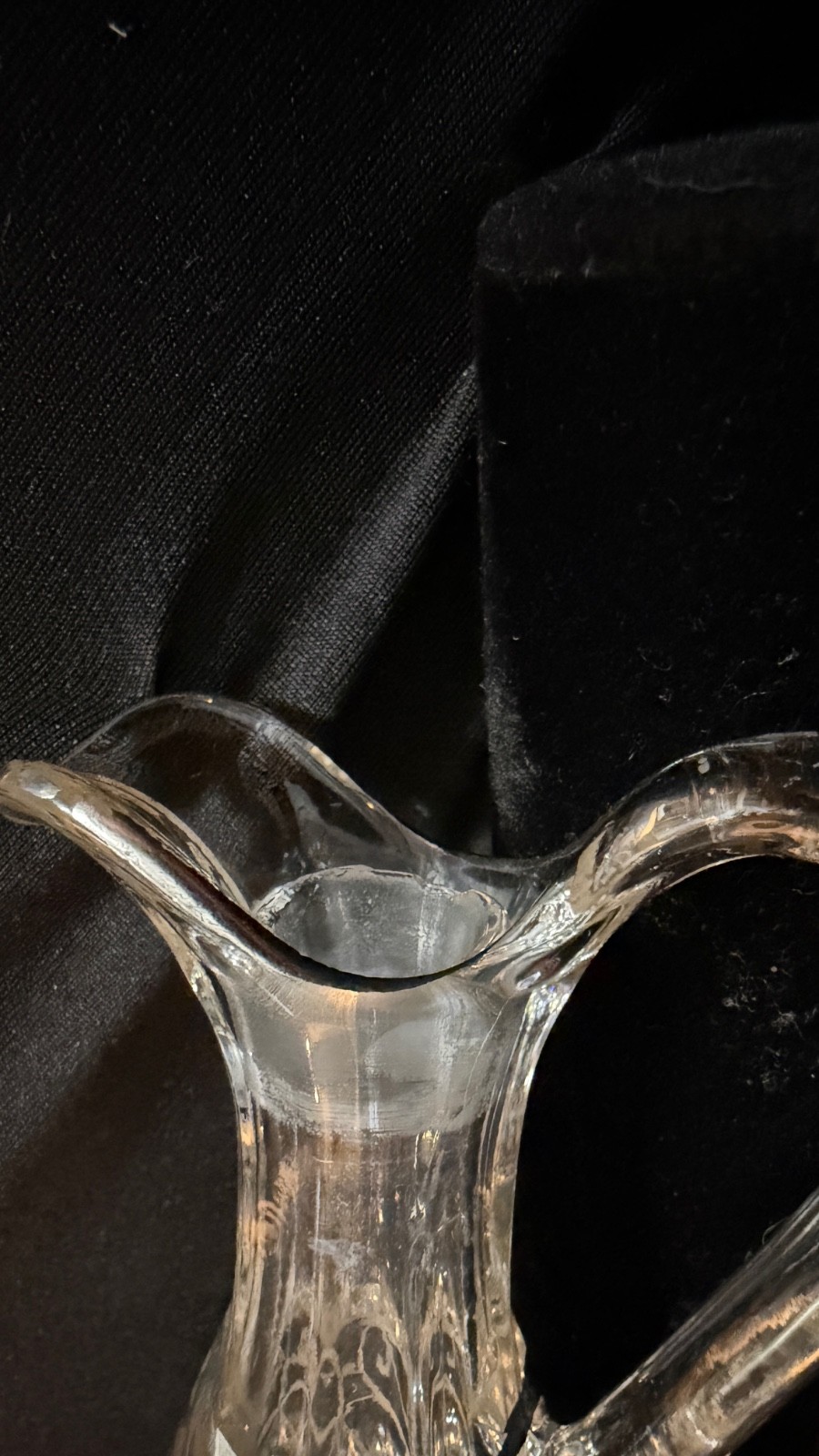 Antique Art Nouveau Sterling Overlay Glass Cruet Bottle w Stopper 6.5"