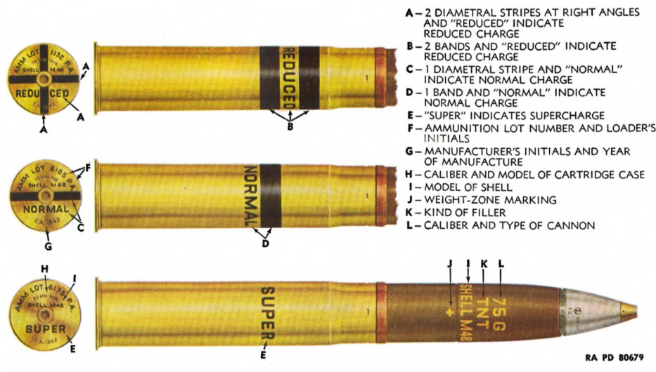 M48 Sherman Tank 75mm Super 3D Printed Display Replica Model Shell USA MADE WWII
