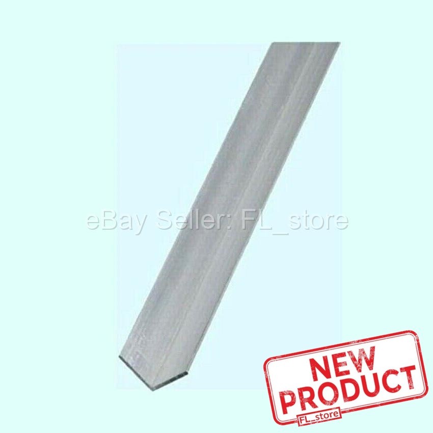 Aluminum Angle 1/8" x 1" x 8 Feet Length Unpolished Alloy 6061 90° Stock NEW