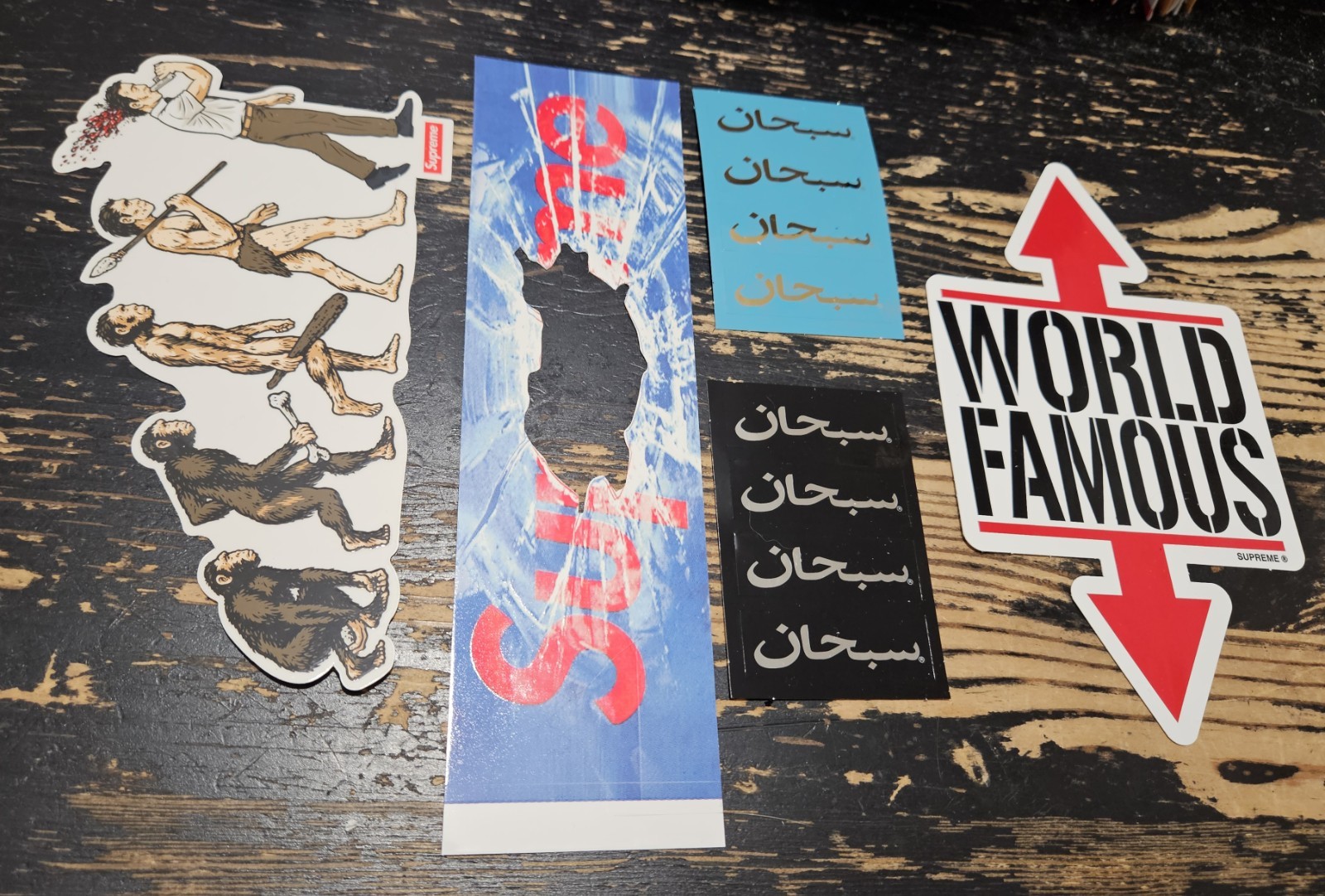 Supreme Shattered Box Logo Arabic Minis Evolution World Famous SS26