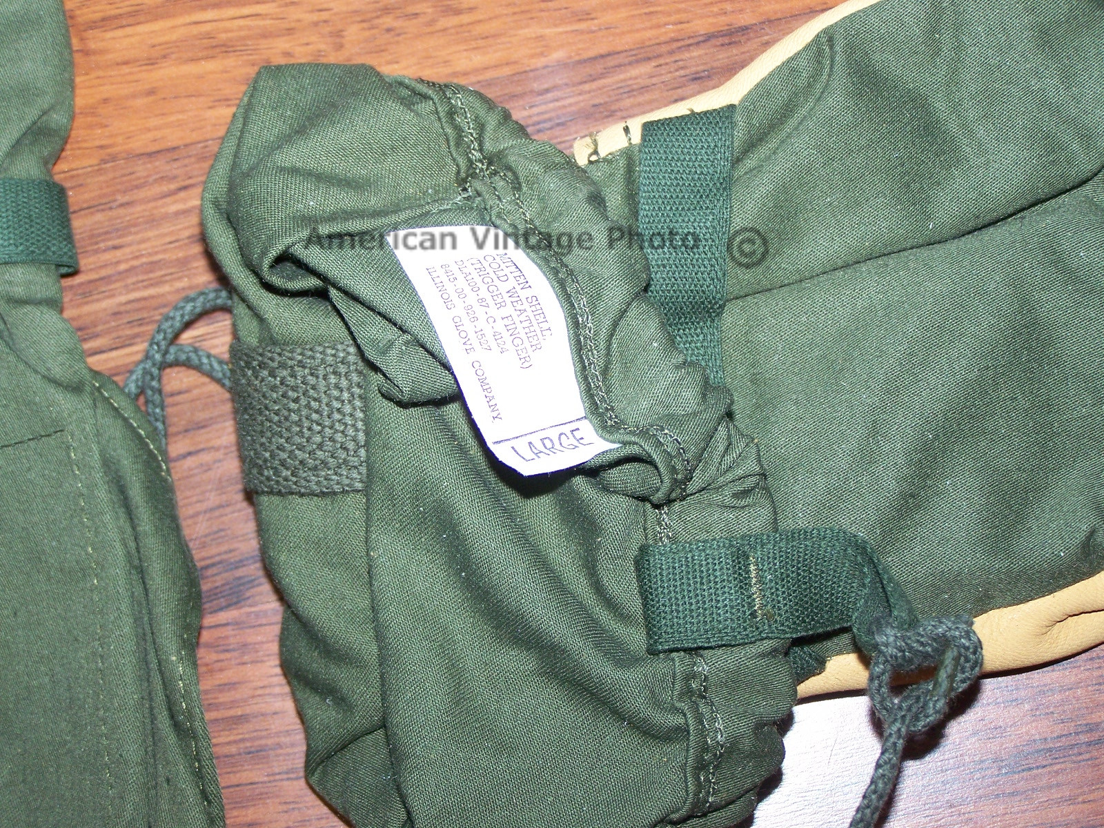 Mittens Trigger Finger + Wool Liners Large Military USMC Cold Weather NOS