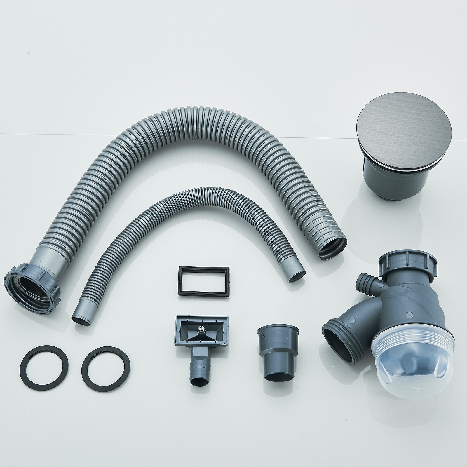 29.5" Flying Rain Stainless Steel Waterfall Kitchen Sink with Faucet Single Bowl