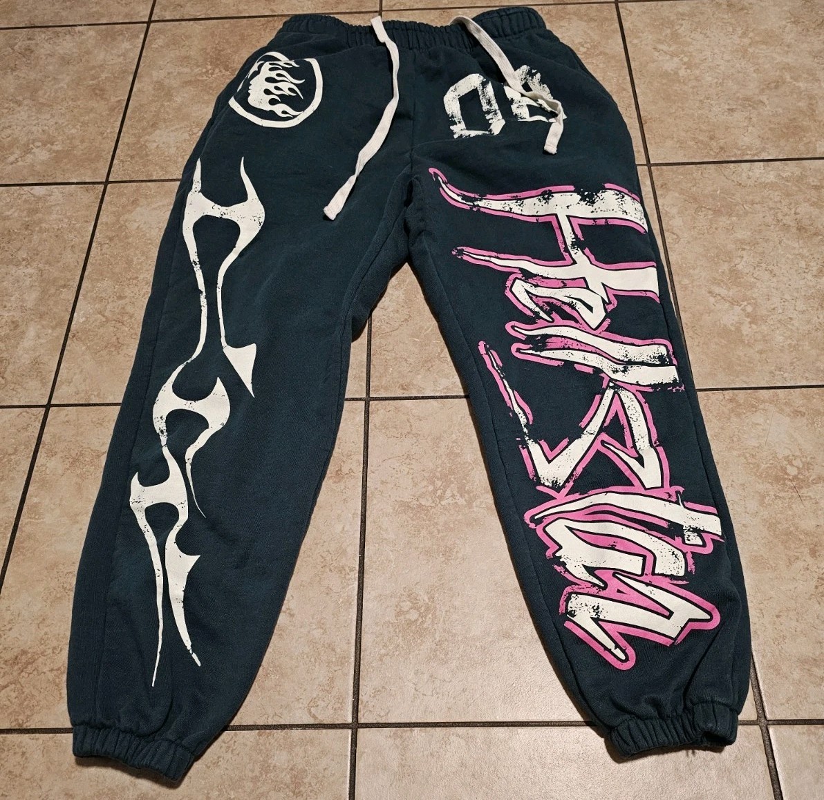 Hellstar Sweatpants Flame Flare Medium