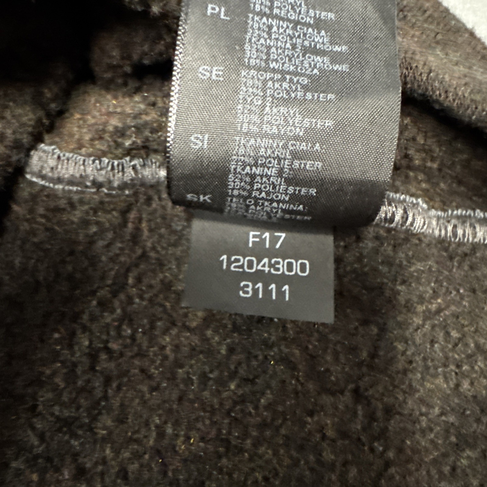 KUHL Mens Brown Fleece 1/4 Zip Pullover Sweater Jacket XL