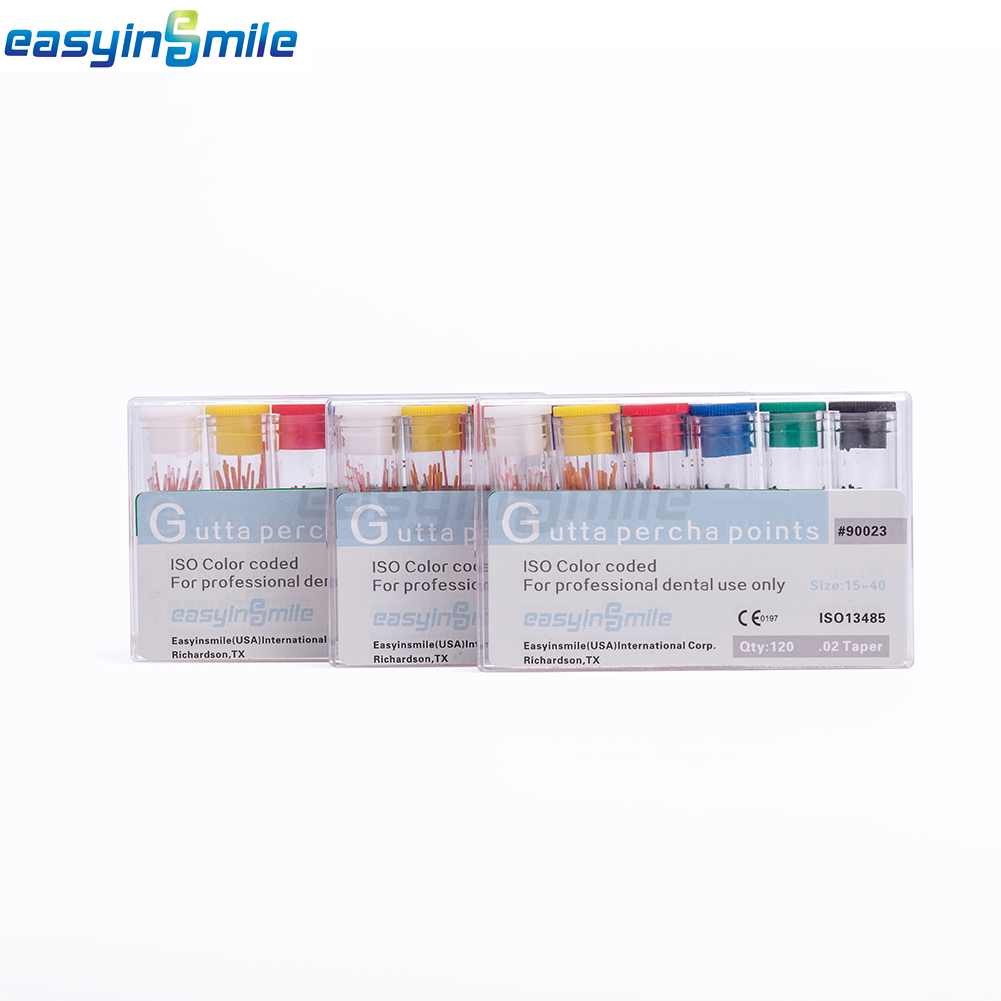 Gutta Percha Points for Dental Root Canal Endodontic Treatment .02/.04/.06 Taper