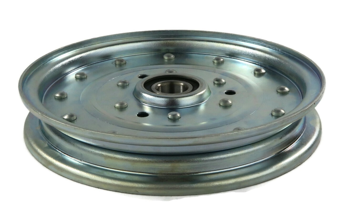 Flat Idler Pulley, Inside Diameter: 11/16", Outside DIA: 6 3/4", Height: 1 1/8"