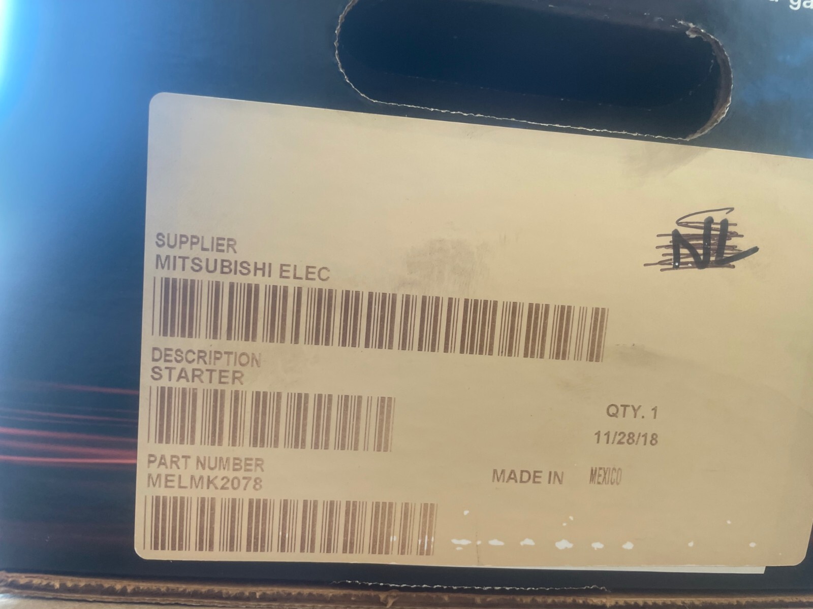 Mitsubishi 12v Diamond Gaurd HD Starter MK2078