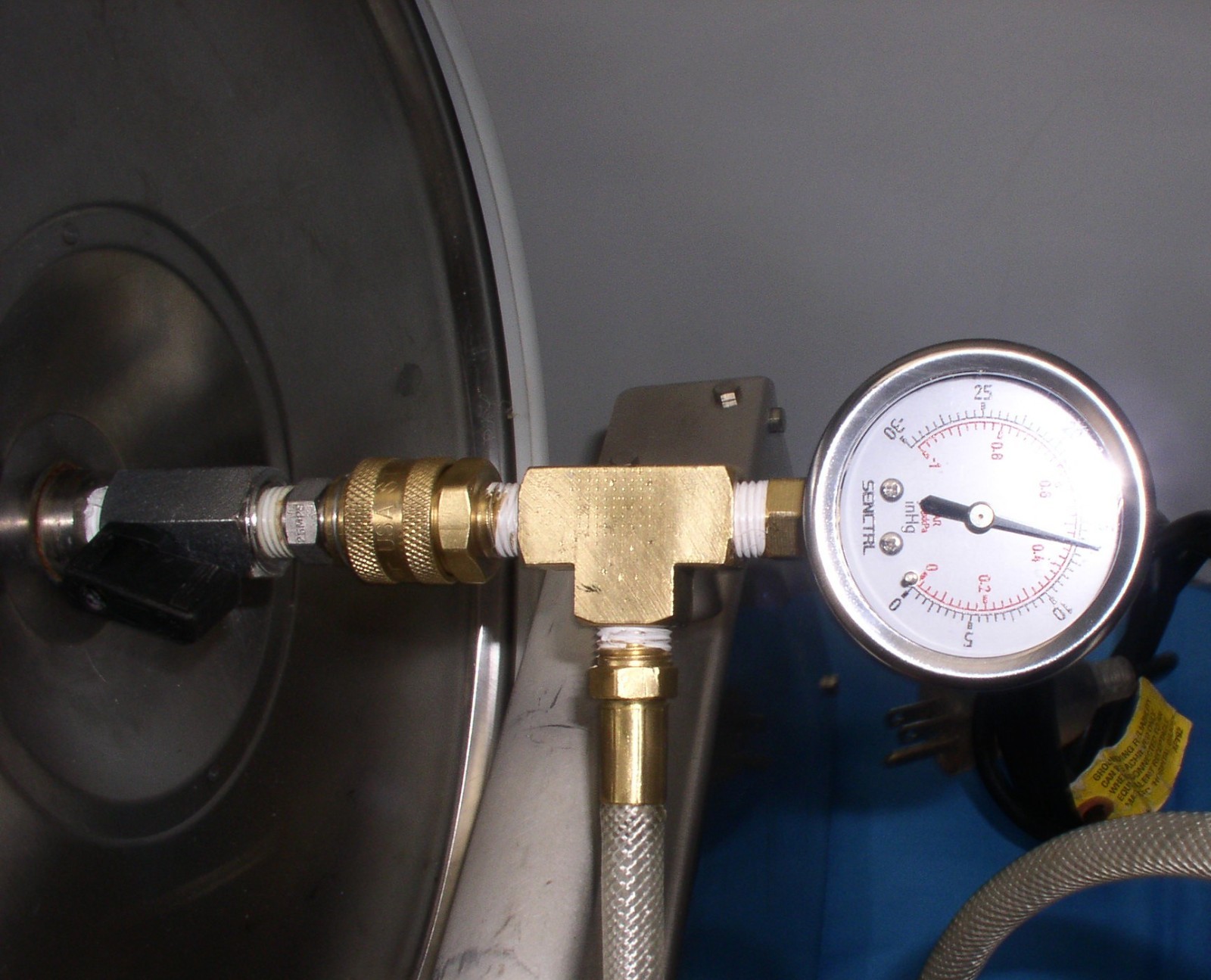 BIRO VTS 43 VACUUM TWIN 20 LB TUMBLER MEAT MARINATOR w/ PUMP 115V VERY CLEAN