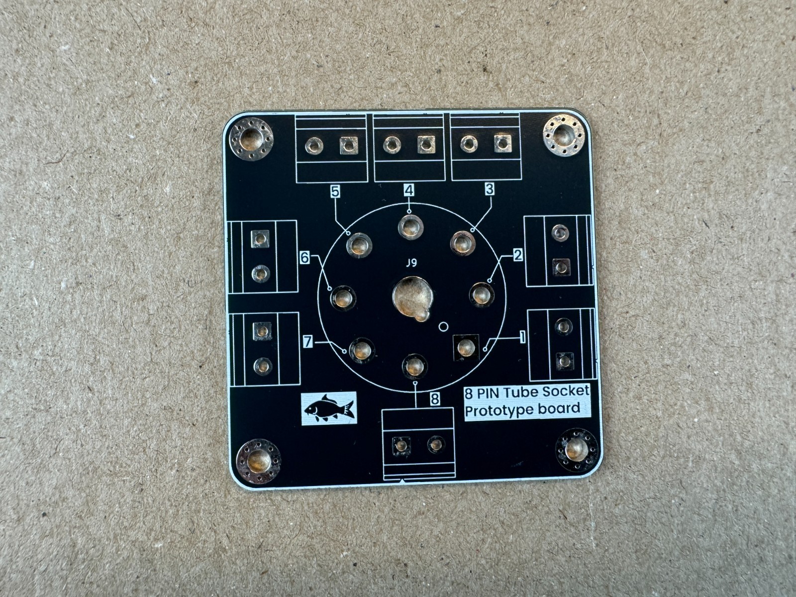 New 8-Pin Octal Vacuum Tube Board Prototype Adapter Socket DIY Breadboard (Qty)