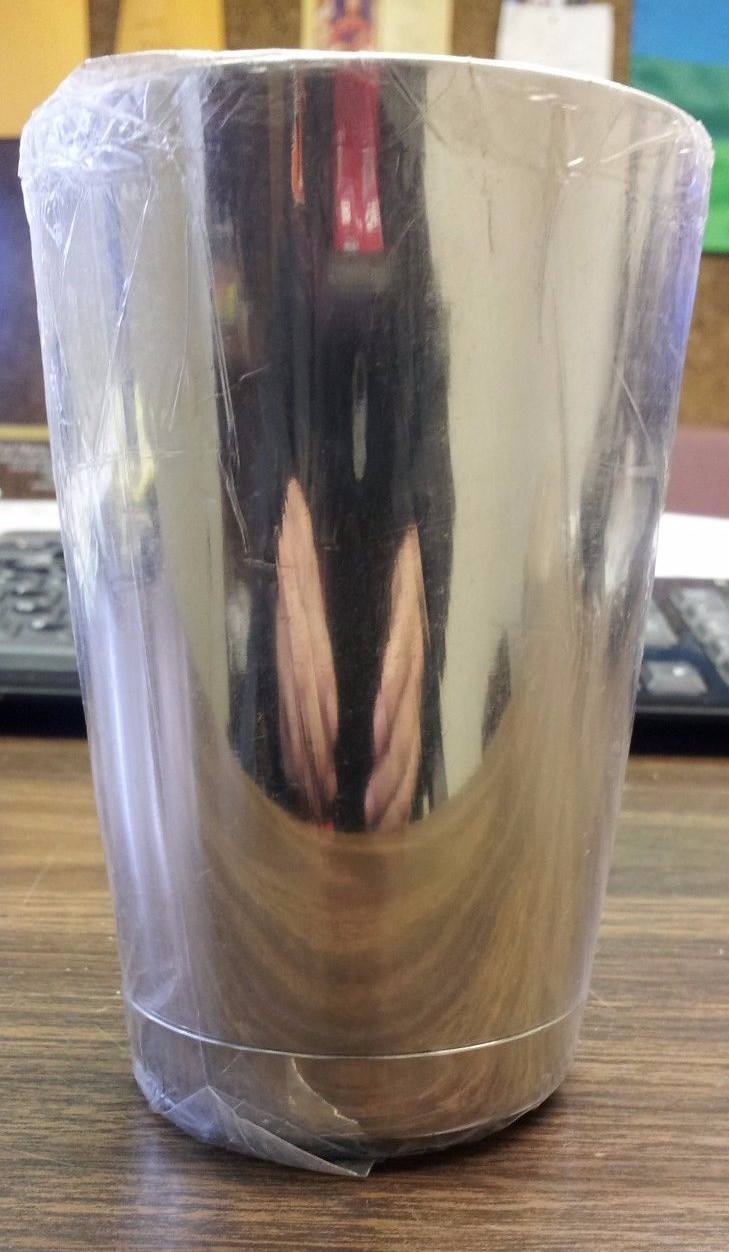 18 OUNCE STAINLESS STEEL BAR/COCKTAIL SHAKER TIN, 5" TALL (( ONE EACH ))