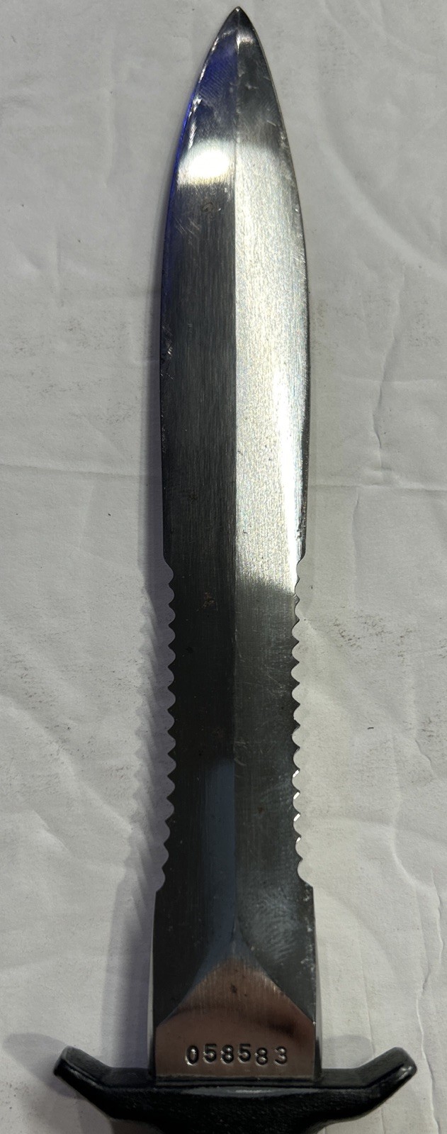 Gerber MK II Fighting Knife Dagger W/Sheath 1977 Mfg. Nice Condition