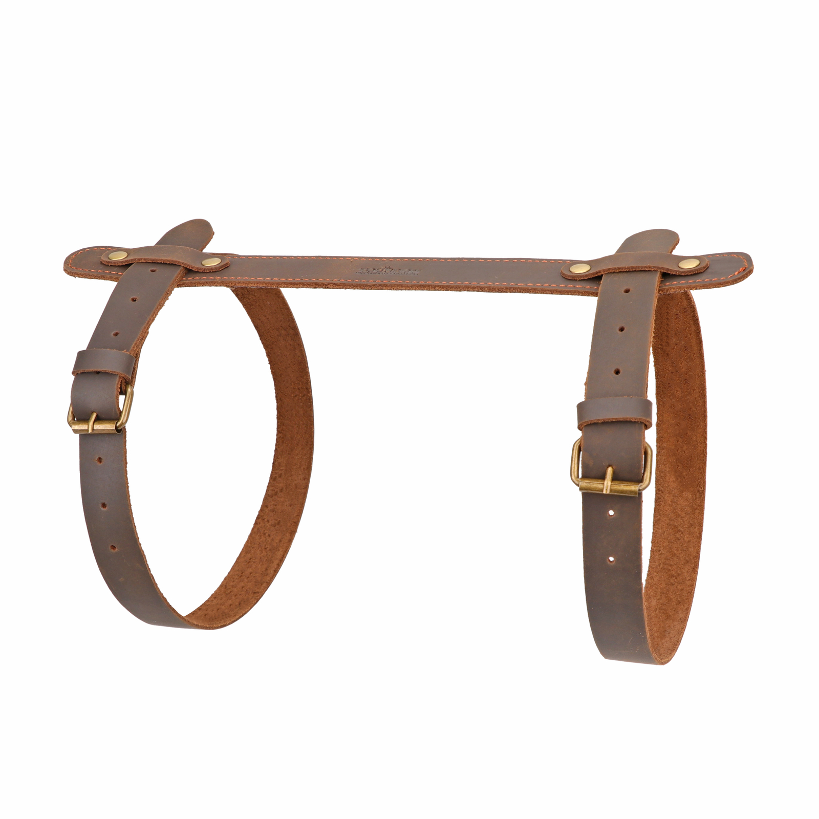 TOURBON Leather Picnic/Motorcycle Blanket Carry Handle Camp Belt Bedroll Strap