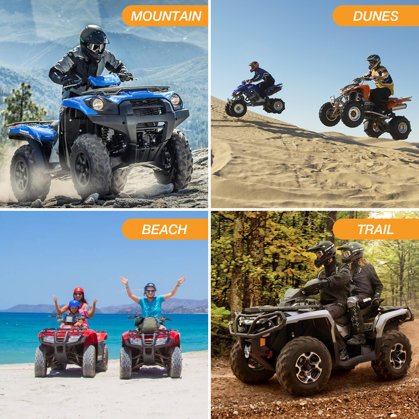 NEVERLAND Atv Cover Waterproof XL Fit For Honda Kawasaki Suzuki Yamaha Polaris