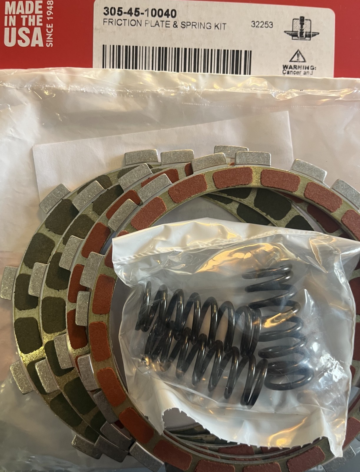 BARNETT 305-45-10040 CLUTCH KIT KAWASAKI NINJA 400  2018 - 2023 made with Kevlar