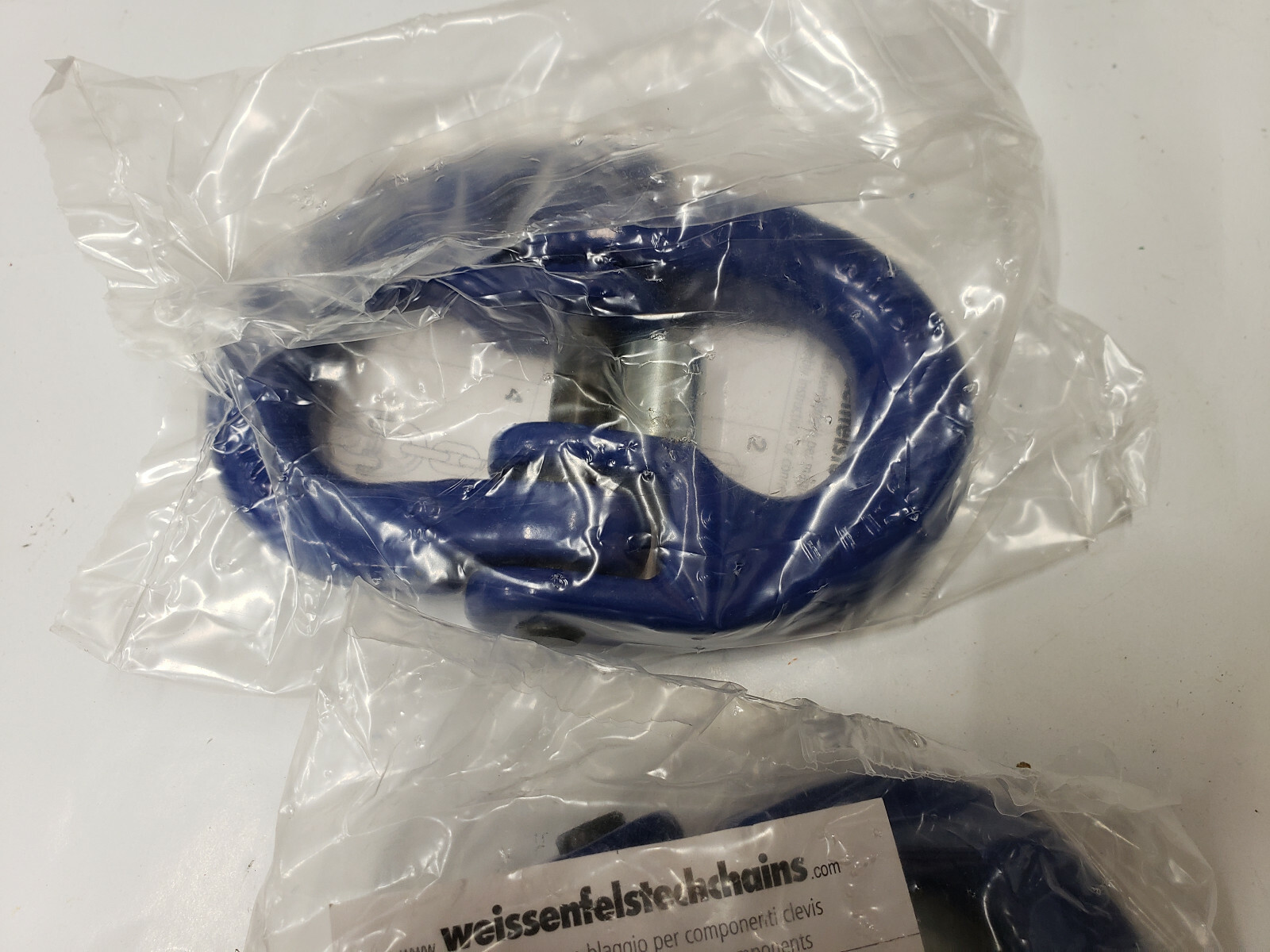 2-PC Peerless 8453300 Grade-100 1/2" V10 Mech Coupling Link 15K WLL. MADE ITALY