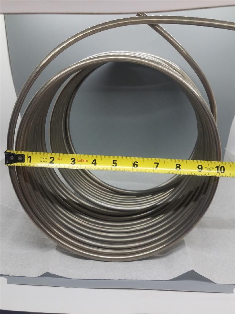 Stainless Steel Cooling Coil - 1/4" Inside Diameter X 50 Feet Coiled