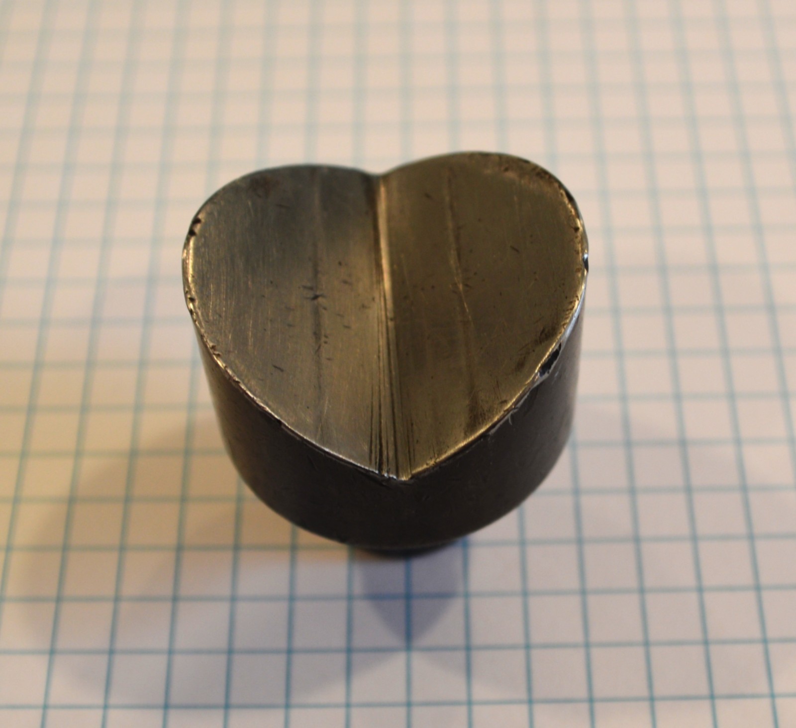 Wilson Rockwell Hardness Tester OEM V-Anvil Block, 1-1/2" dia with 3/4" Stem