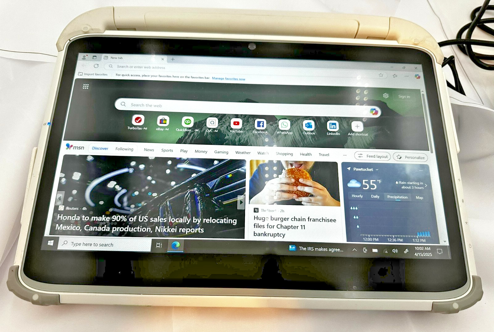 DT Research 13" Touch Screen Tablet #DT313 w/ Intel i5, Windows 10