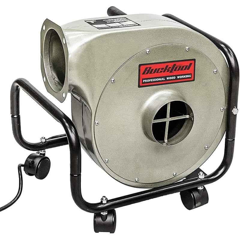 550CFM Airflow Dust Collector, 1HP 6.5A Wall-Mount Unit with Remote Control