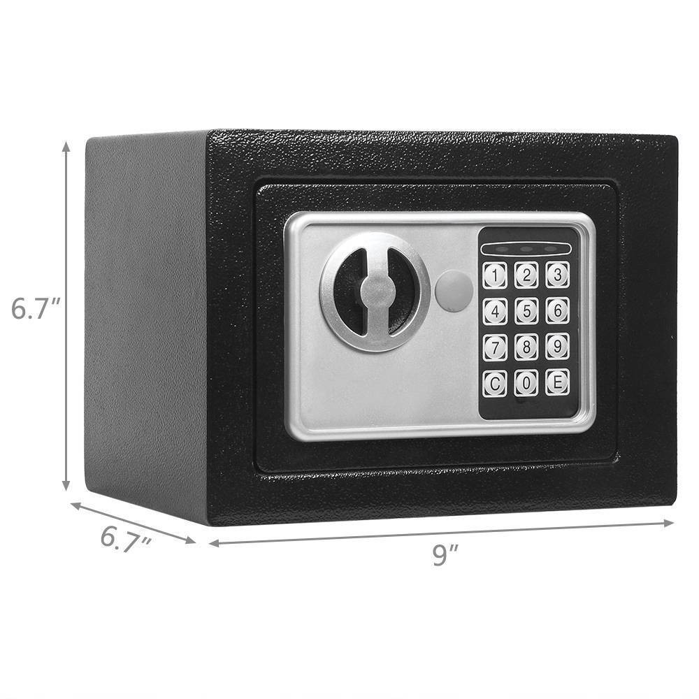 Electronic Digital Safe Box Keypad Lock Security Home Office Cash Jewelry Gun