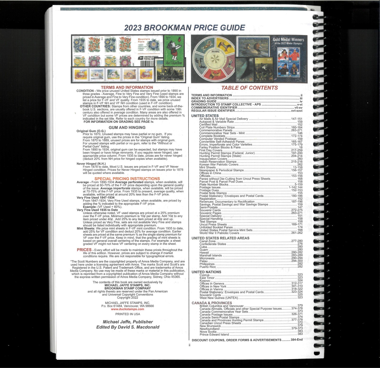 2023 Brookman Price Guide US Canada UN Postage Stamps & Cover Catalogue