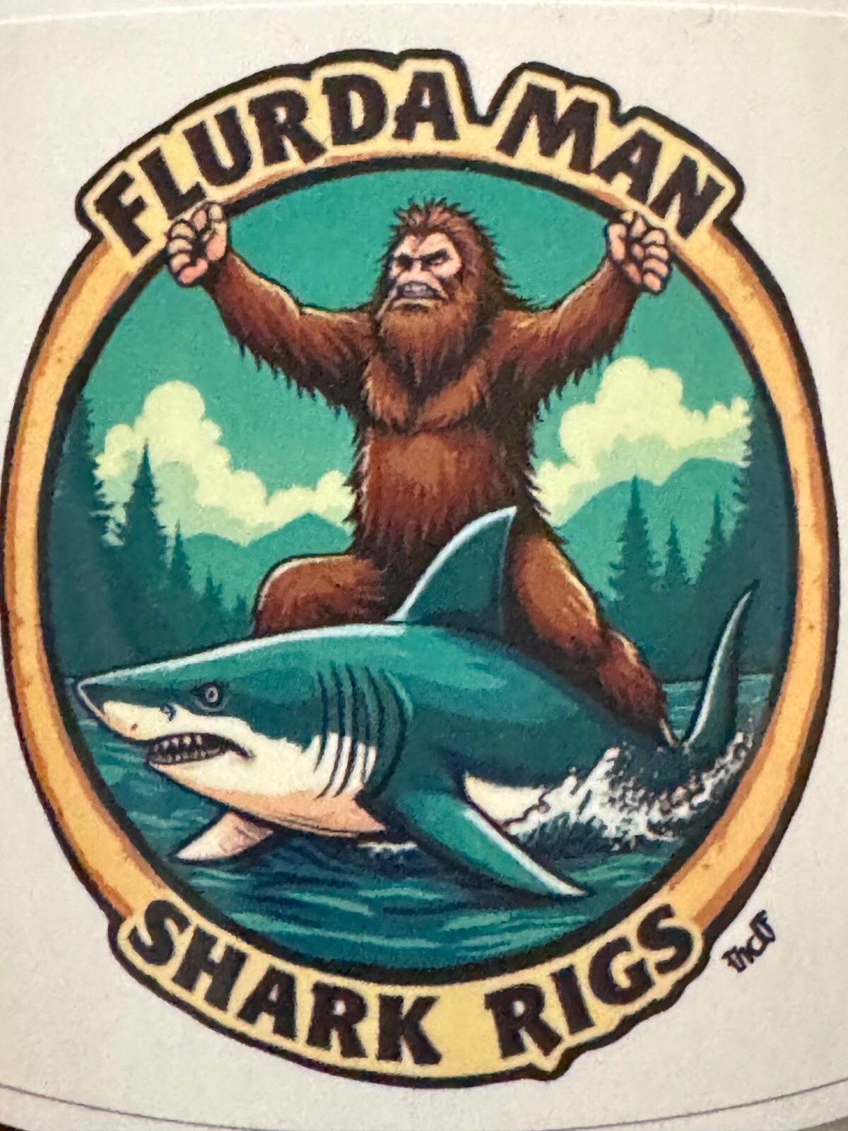 Shark fishing LEADER RIG 20/0 forged circle hook 20' 800lb mono 40” blue steel