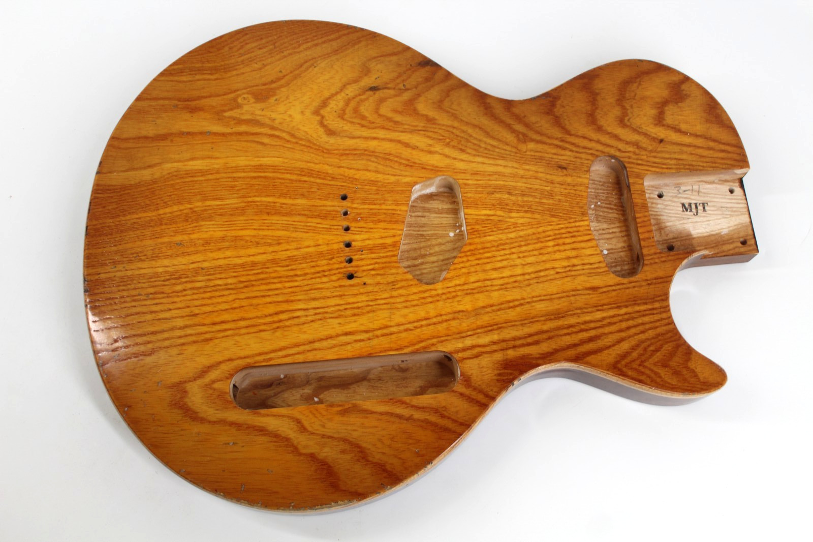 MJT OfficialCustom Vintage Aged Nitro Guitar Body Mark Jenny Swamp Ash Burst VTP