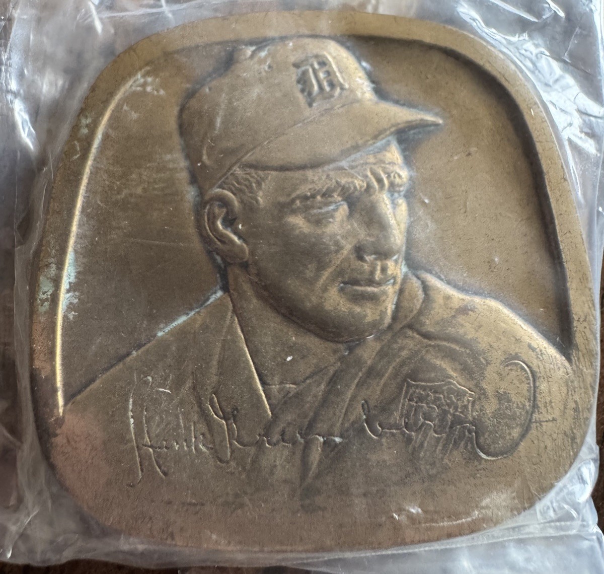 1991 Hank Greenberg Magnes Jewish HOF Museum Bronze Medal Detroit Tiger Rare 181