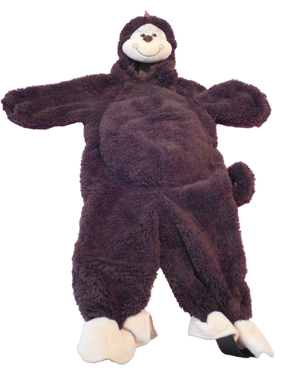 MONKEY Halloween Costume Infant Baby Hood Zip Up Padded Size 9 Months New