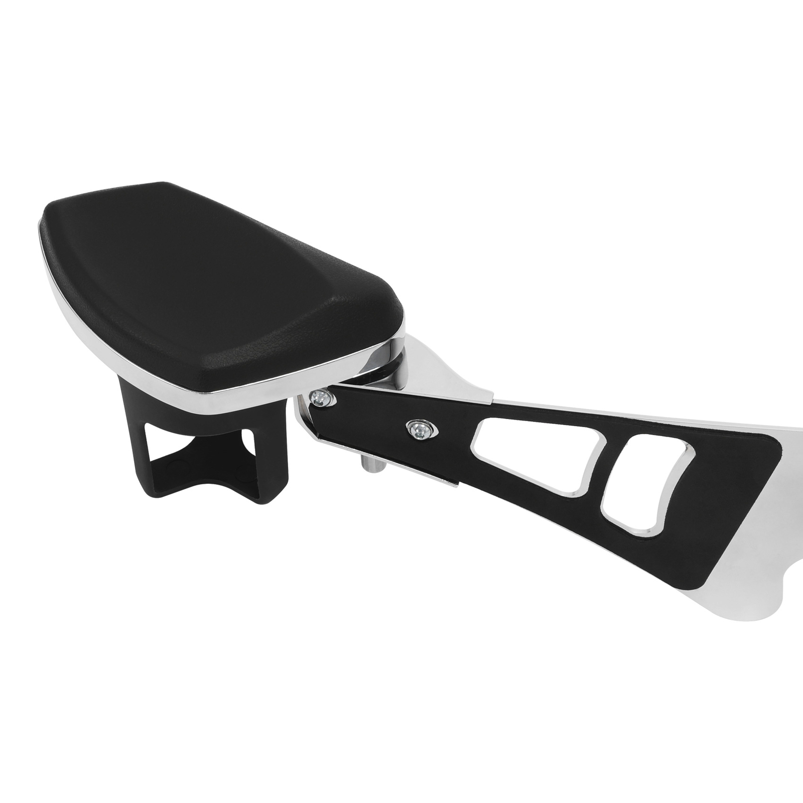 Adjustable Rear Passenger Armrests Drink Holder Fit For Harley Touring 1997-2013