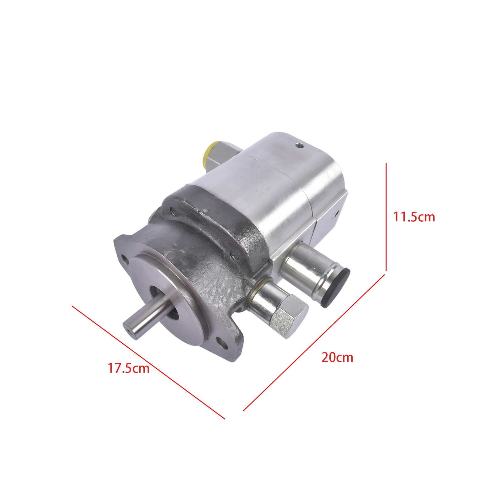 22 GPM 2-Stage Hydraulic Log Splitter Pump 3000 PSI 3600RPM Gear Pump 5/8" Shaft