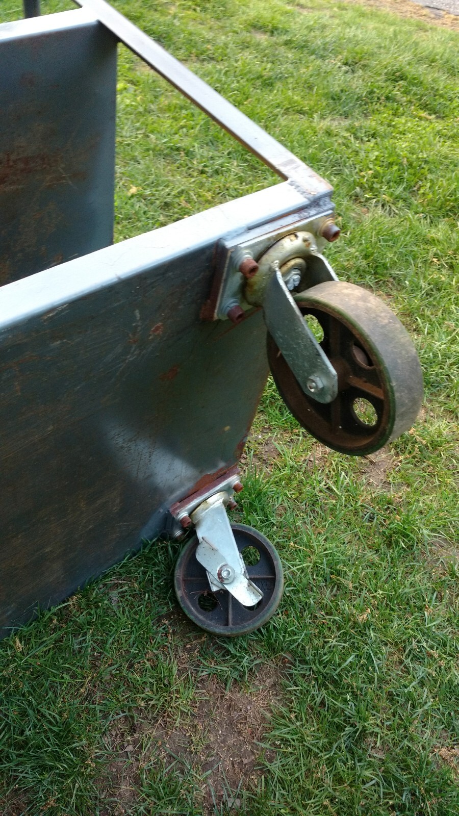 Heavy Duty Steel Welded Service Cart Two Shelf ,1200 Lb. Capacity, 60"L x 30"W