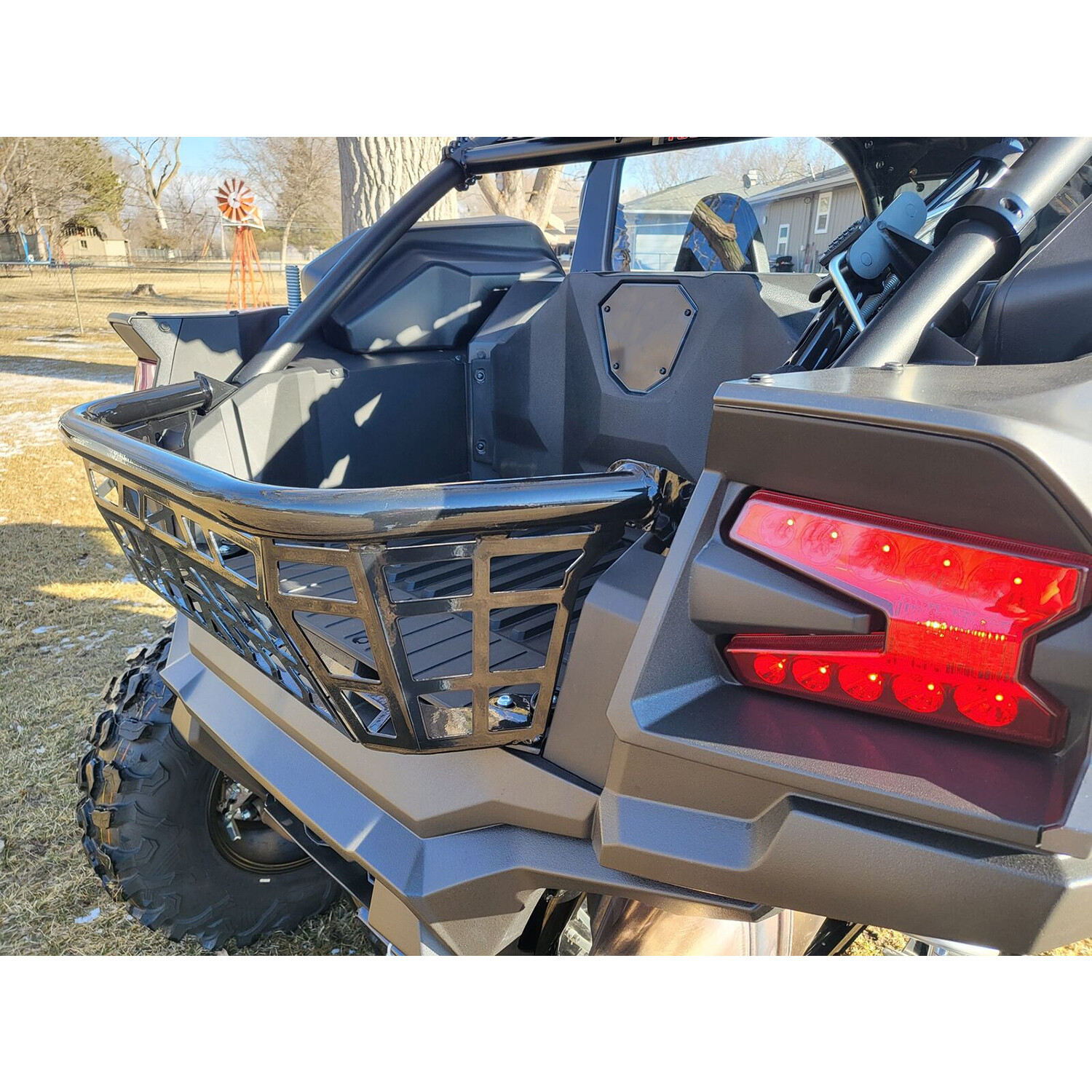 Tailgate Bed Enclosure For 2020-2023 Kawasaki Teryx KRX 1000 Rear Cargo Guard