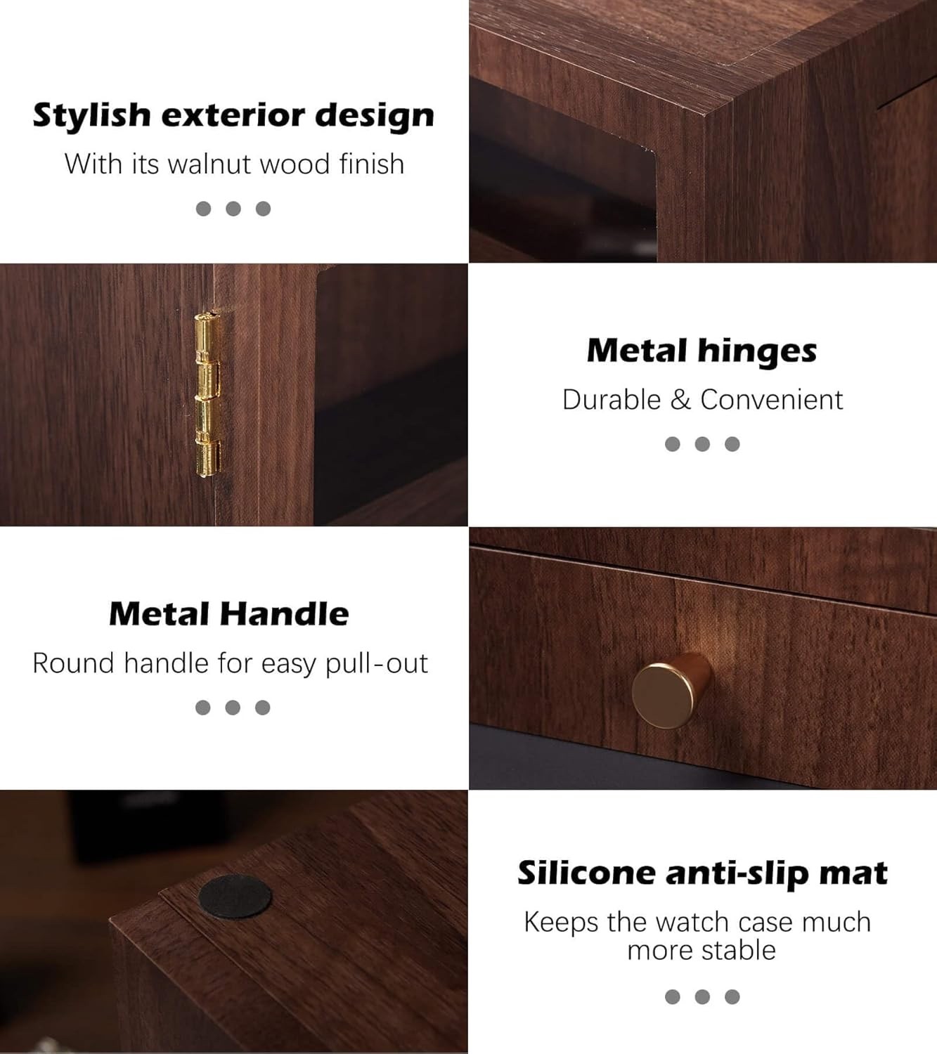 Homde Cologne Storage Organizer with Drawer - Men's Cologne Holder - Stylish ...