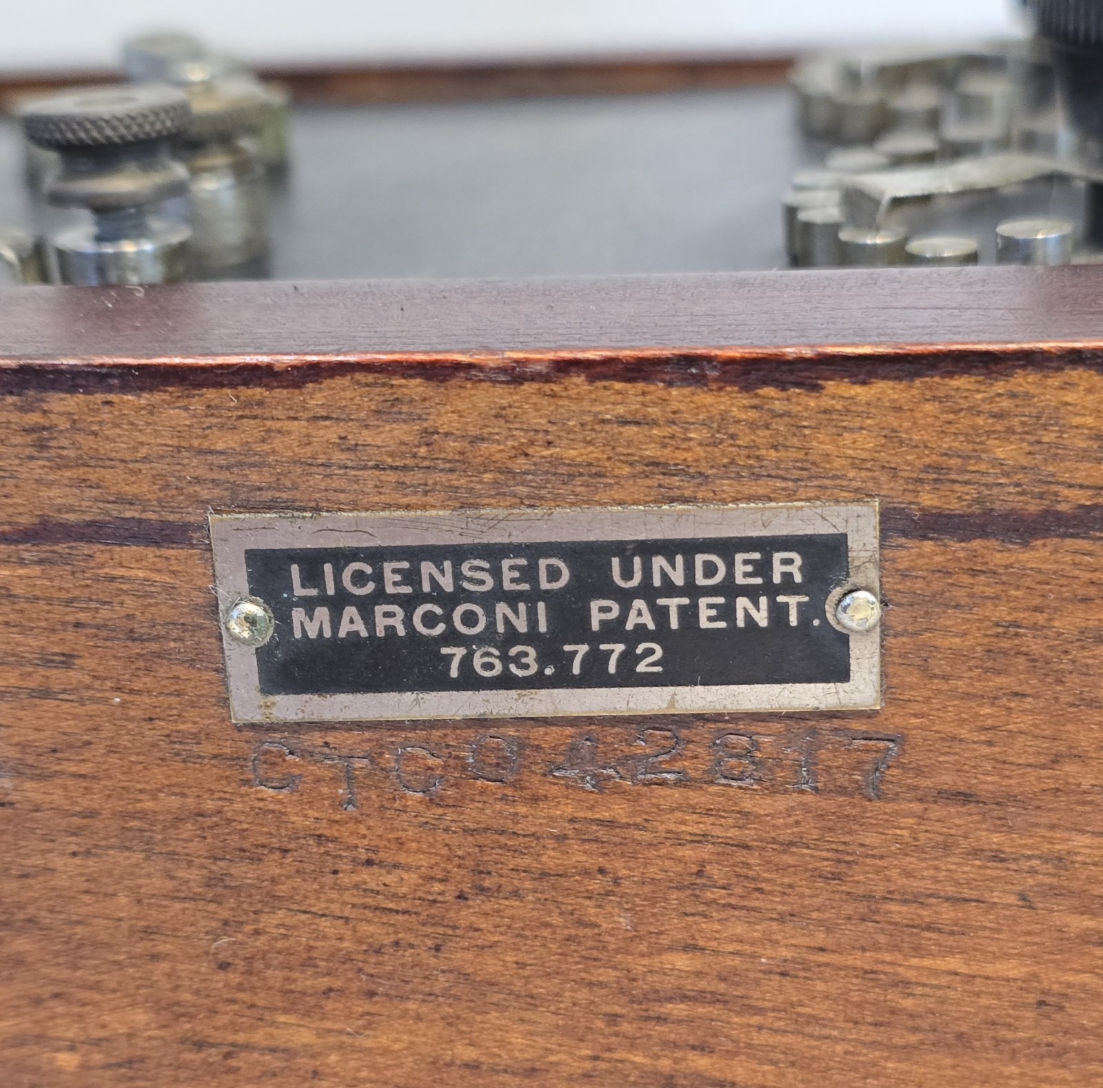 1917 DOUBLEDAY-HILL ELECTRIC NAVY TYPE LOOSE COUPLER RECEIVING TRANSFORMER