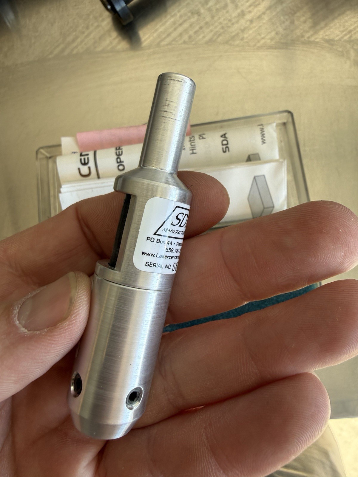 SDA Laser Center/Edge Finder