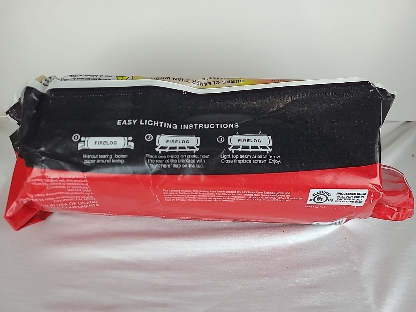 Fireside Supreme Firelog Starter Log 4 Hour Burn 4.8 lb Easy Cleanup Fast Start