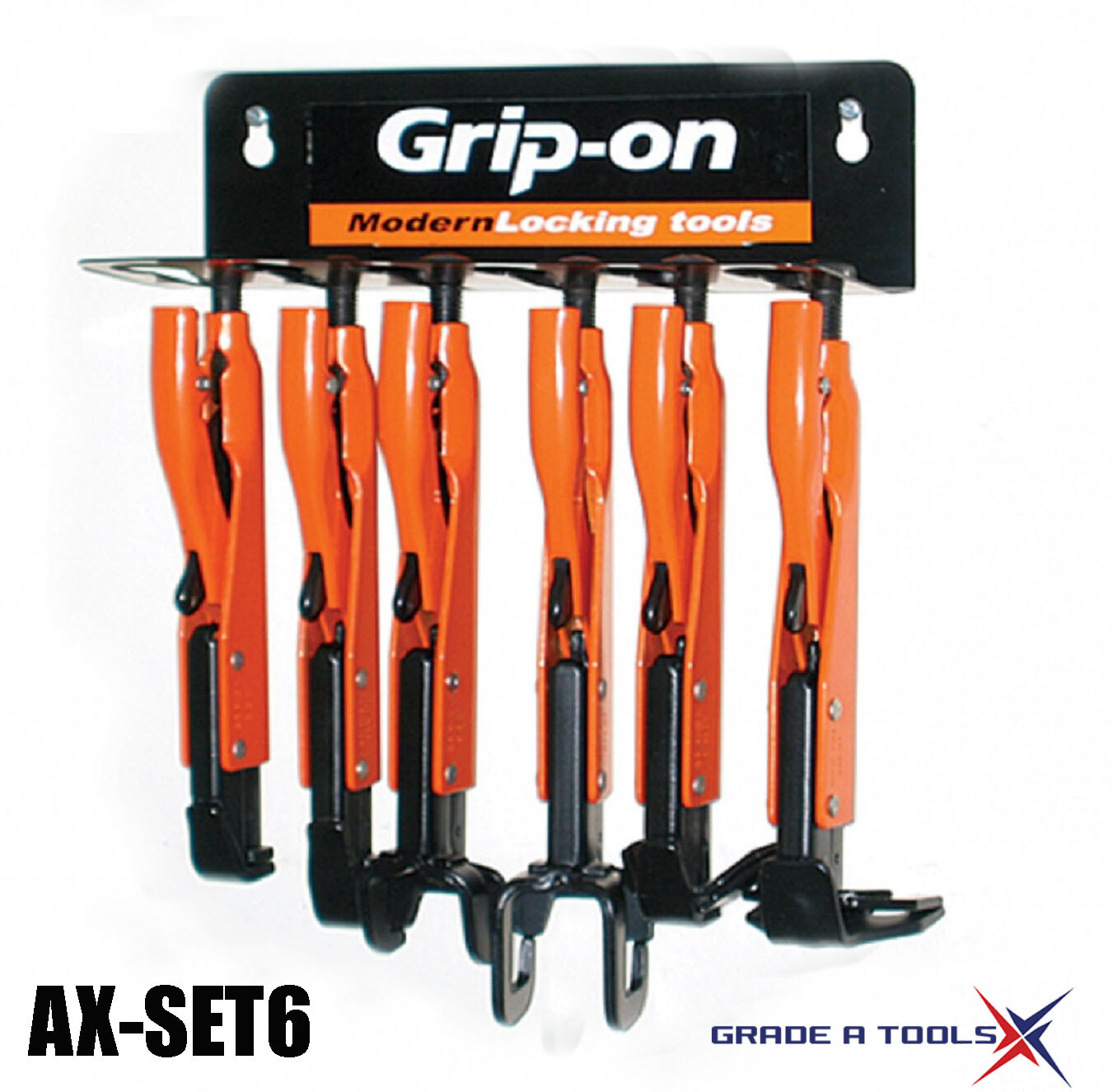 Grip-On Axial Locking Pliers Set - 90006
